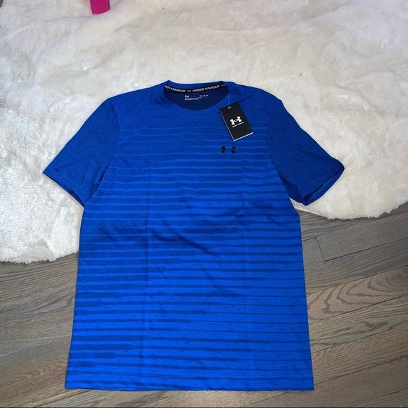 Under Armour Blue Fitted Shirt - Picture 3 of 7